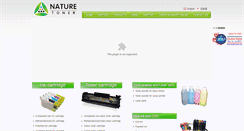 Desktop Screenshot of naturetoners.com